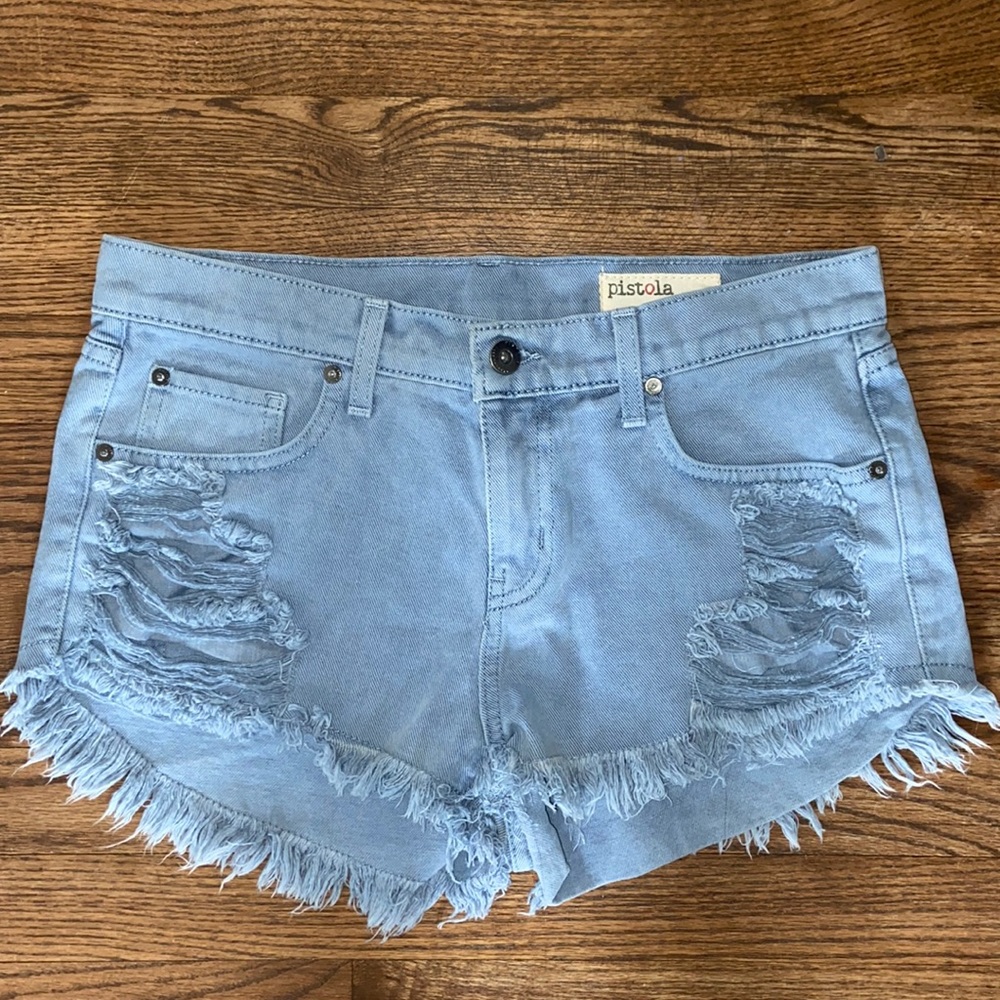 Pistola Denim Shorts - Picture 1 of 6